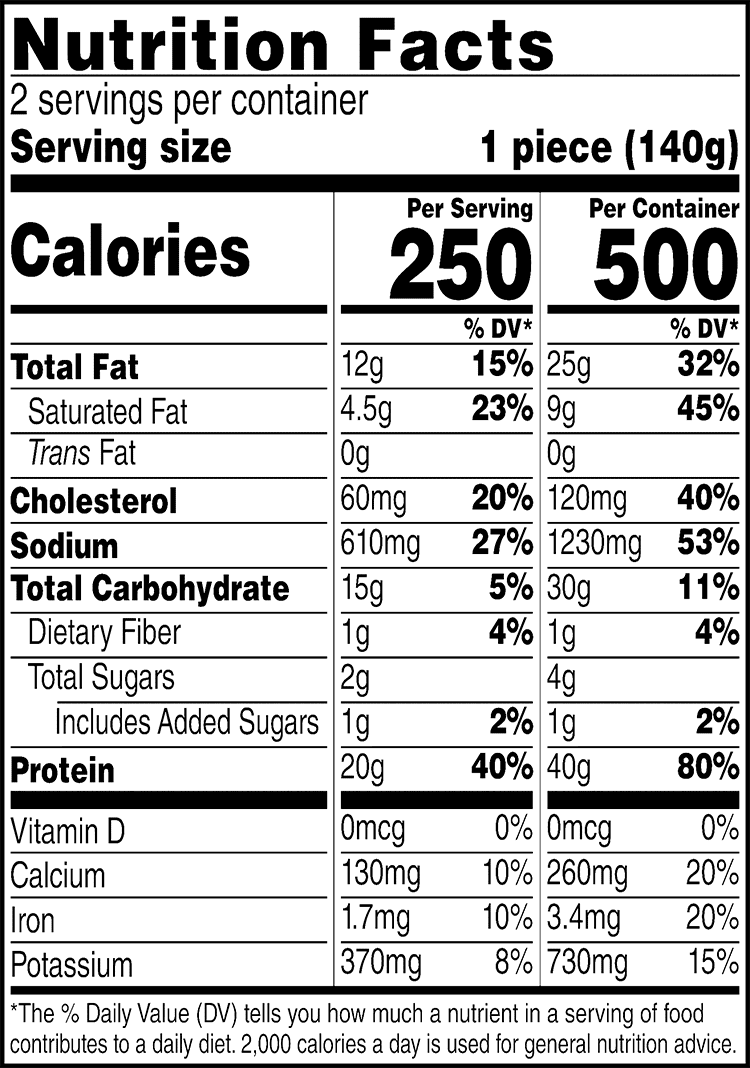 Nutrition Facts