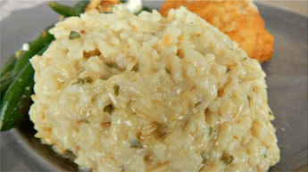 Creamy Garlic Parmesan Rice Recipe